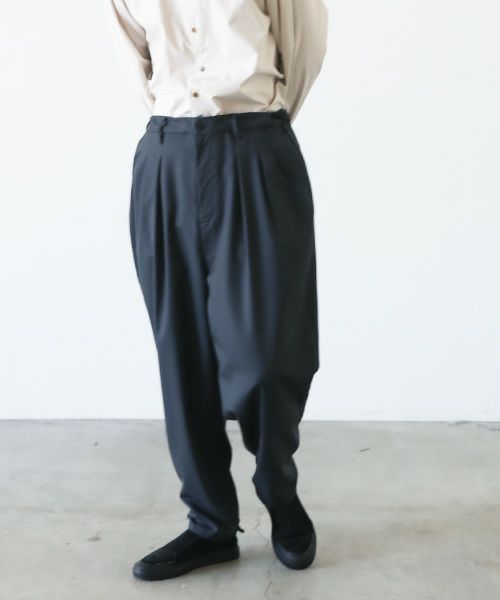 tapered pants vu-a23-p10[MOSS DARK GRAY]