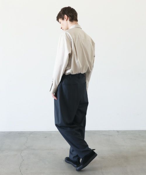 tapered pants vu-a23-p10[MOSS DARK GRAY]