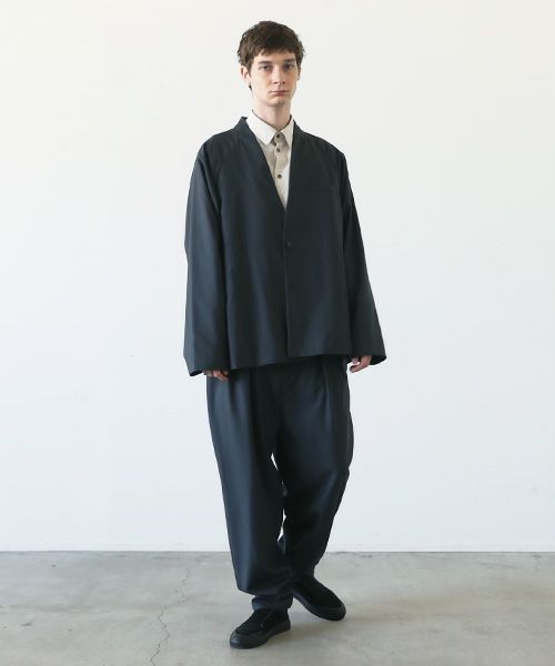 tapered pants vu-a23-p10[MOSS DARK GRAY]