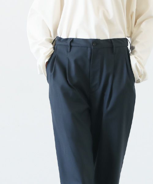 VU.ヴウ.narrow tapered pants vu-a23-p12[MOSS DARK GRAY]