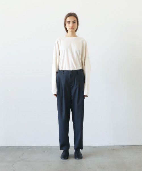 VU.ヴウ.narrow tapered pants vu-a23-p12[MOSS DARK GRAY]