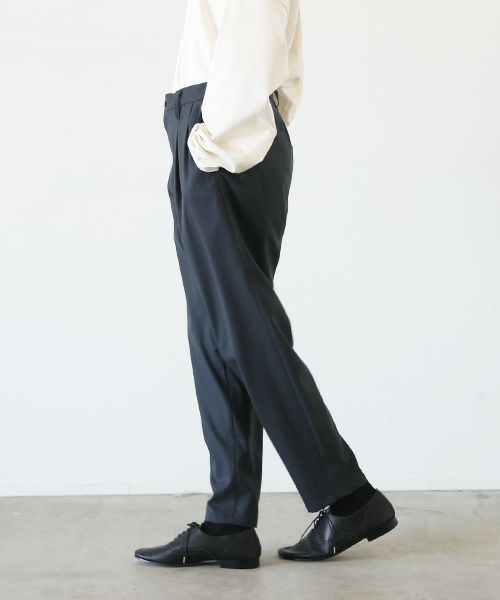 VU.ヴウ.narrow tapered pants vu-a23-p12[MOSS DARK GRAY]