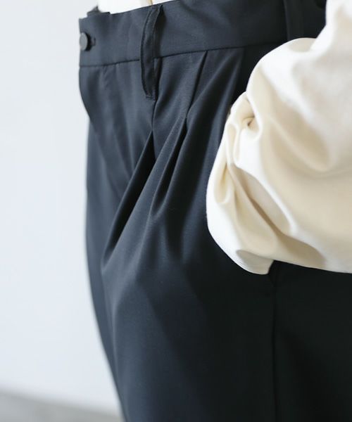 VU.ヴウ.narrow tapered pants vu-a23-p12[MOSS DARK GRAY]