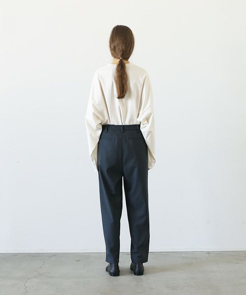 VU.ヴウ.narrow tapered pants vu-a23-p12[MOSS DARK GRAY]