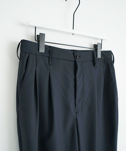 VU.ヴウ.narrow tapered pants vu-a23-p12[MOSS DARK GRAY]