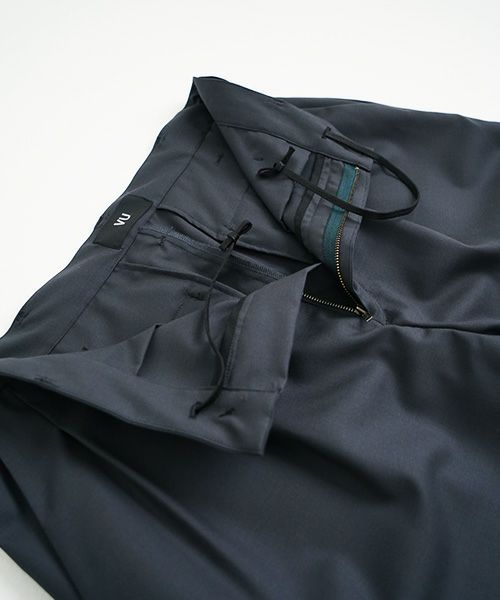 VU.ヴウ.narrow tapered pants vu-a23-p12[MOSS DARK GRAY]