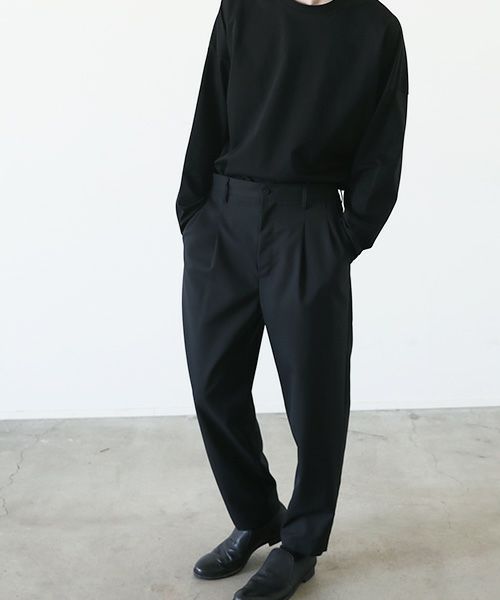 VU.ヴウ.narrow tapered pants vu-a23-p12[BLACK]