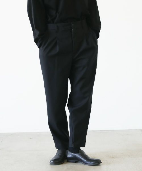 VU.ヴウ.narrow tapered pants vu-a23-p12[BLACK]