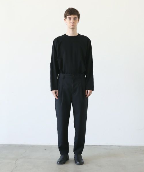 VU.ヴウ.narrow tapered pants vu-a23-p12[BLACK]