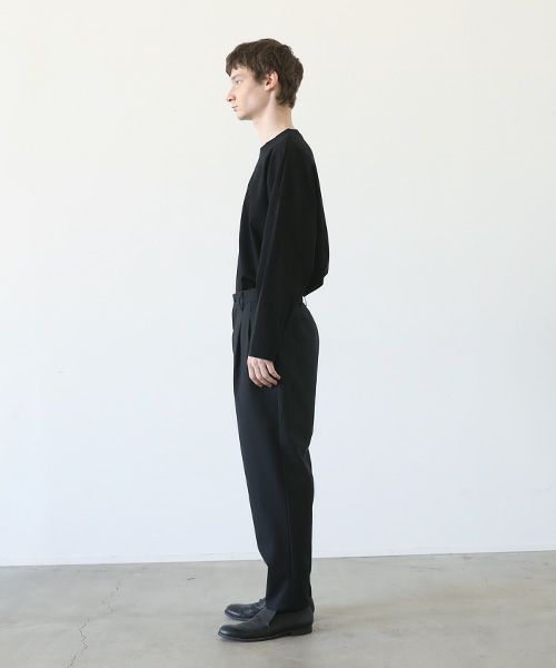 VU.ヴウ.narrow tapered pants vu-a23-p12[BLACK]