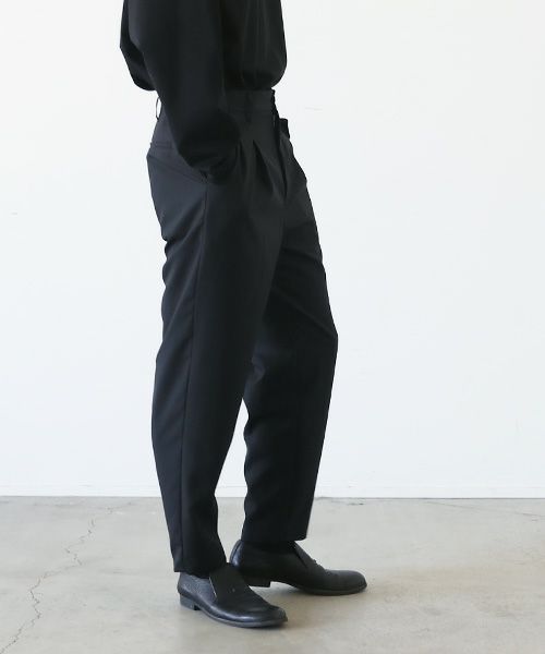 VU.ヴウ.narrow tapered pants vu-a23-p12[BLACK]