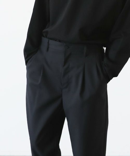 VU.ヴウ.narrow tapered pants vu-a23-p12[BLACK]