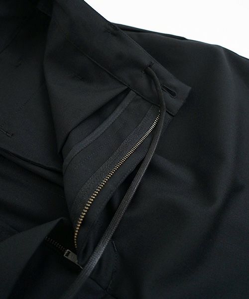 narrow tapered pants vu-a23-p12[BLACK]