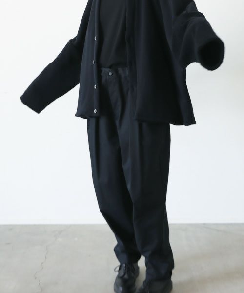 narrow tapered pants vu-a23-p12[BLACK]