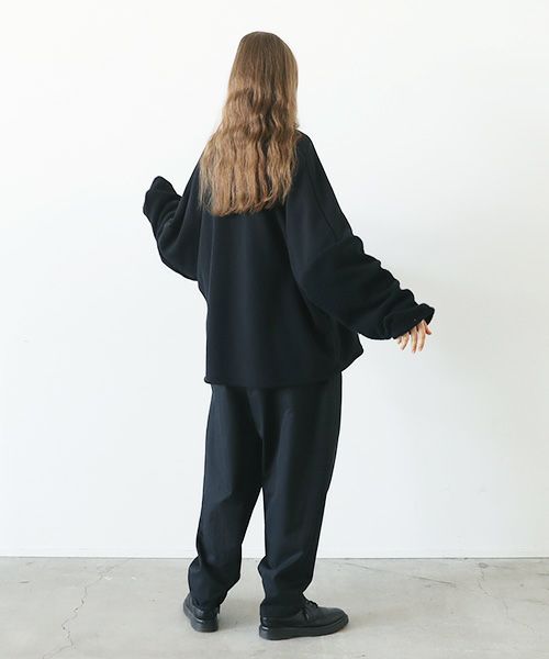 narrow tapered pants vu-a23-p12[BLACK]