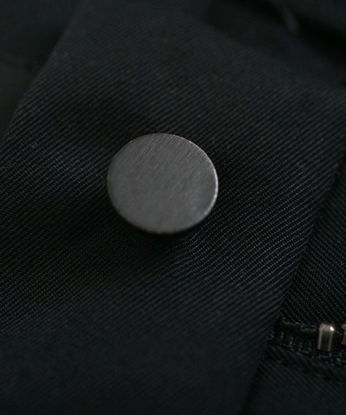 VU.ヴウ.knee wide pants-FINX COTTON vu-a23-p13[BLACK]