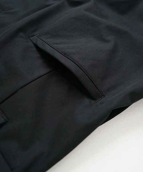 knee wide pants-FINX COTTON vu-a23-p13[BLACK]