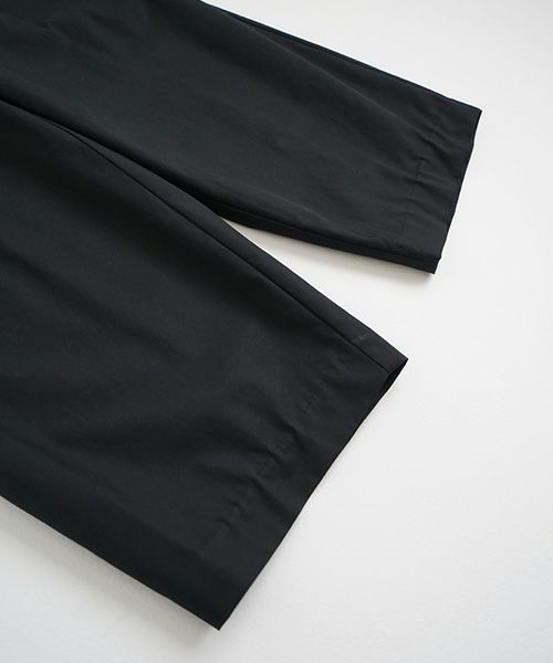 knee wide pants-FINX COTTON vu-a23-p13[BLACK]