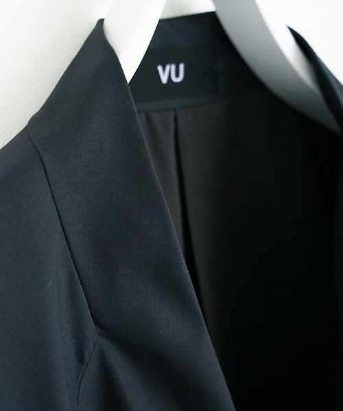 VU.ヴウ.no collar jacket vu-a23-j15[MOSS DARK GRAY]