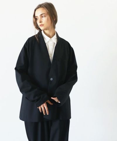 VU.ヴウ.no collar jacket vu-a23-j15[BLACK]
