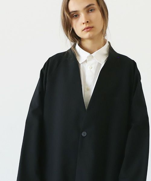 VU.ヴウ.no collar jacket vu-a23-j15[BLACK]