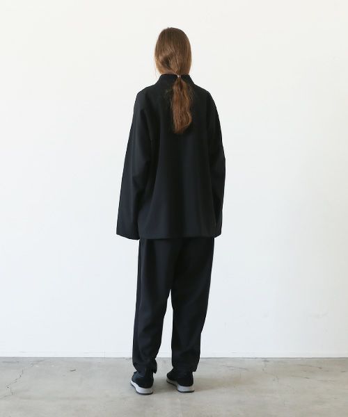 no collar jacket vu-a23-j15[BLACK]
