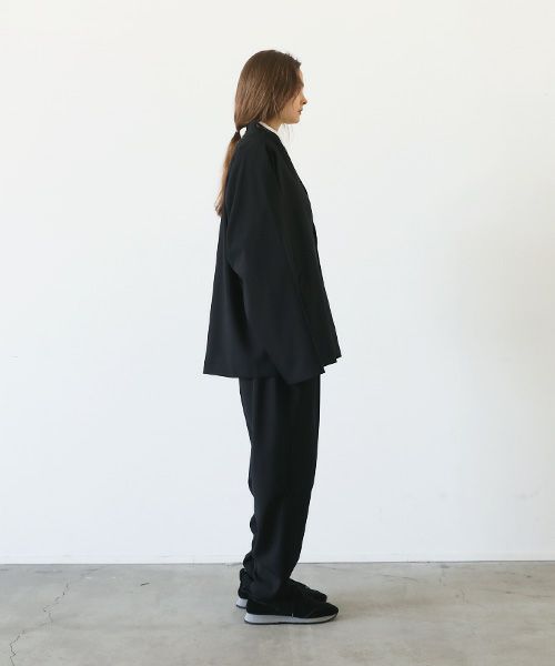 no collar jacket vu-a23-j15[BLACK]