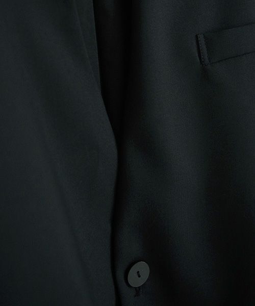 no collar jacket vu-a23-j15[BLACK]