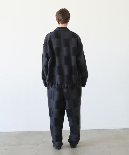 VU.ヴウ.check shirt collar bluson vu-a23-b16[CHECK]