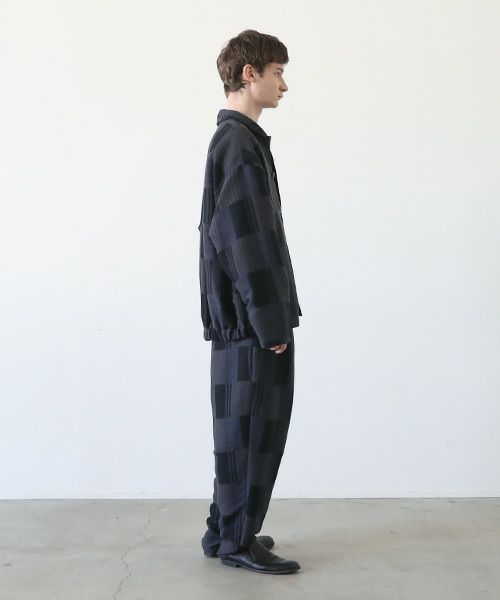 VU.ヴウ.check shirt collar bluson vu-a23-b16[CHECK]