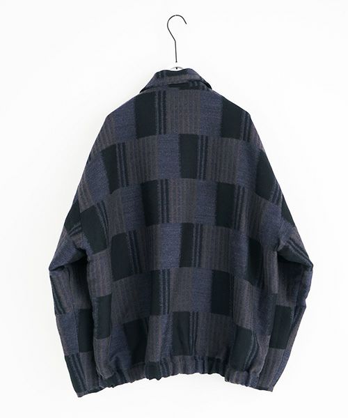 VU.ヴウ.check shirt collar bluson vu-a23-b16[CHECK]