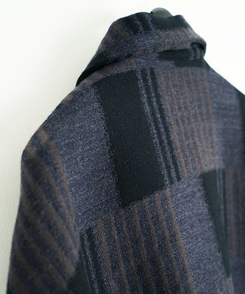 VU.ヴウ.check shirt collar bluson vu-a23-b16[CHECK]