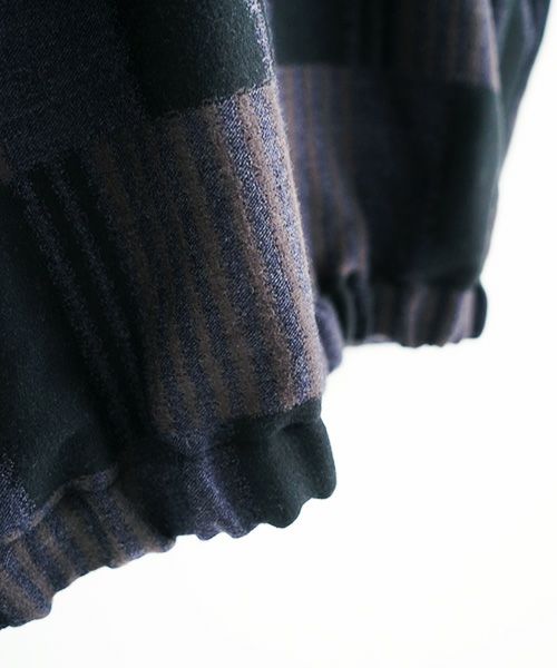 VU.ヴウ.check shirt collar bluson vu-a23-b16[CHECK]