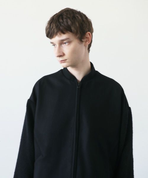 VU.ヴウ.stand collar bluson vu-a23-b18[BLACK]