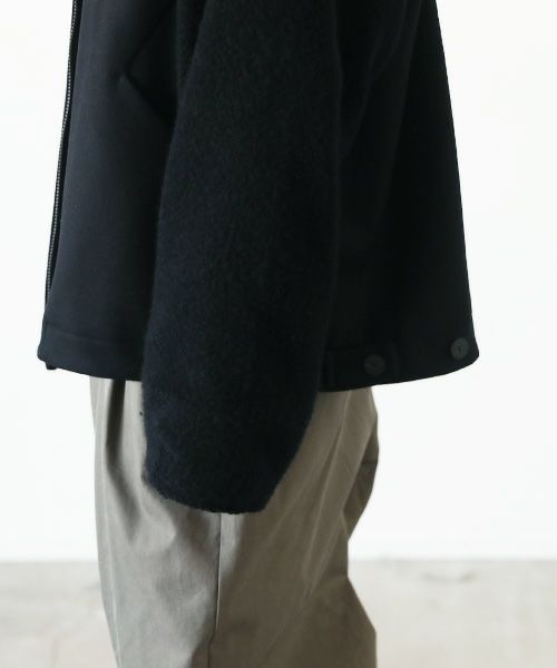 VU.ヴウ.stand collar bluson vu-a23-b18[BLACK]