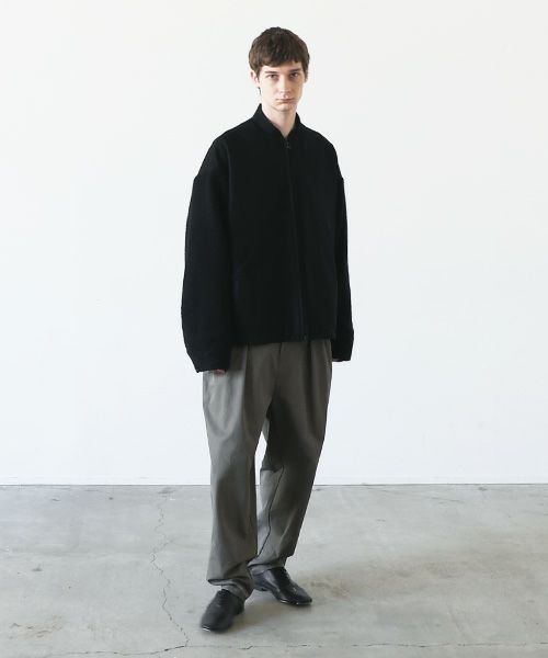 VU.ヴウ.stand collar bluson vu-a23-b18[BLACK]