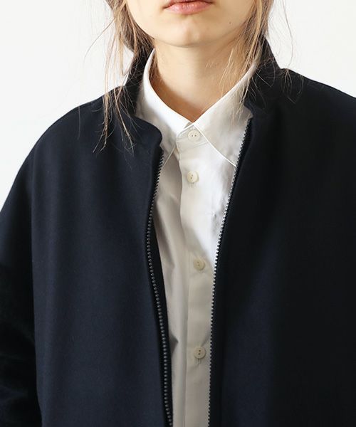 VU.ヴウ.stand collar bluson vu-a23-b18[BLACK]