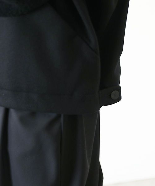 VU.ヴウ.stand collar bluson vu-a23-b18[BLACK]