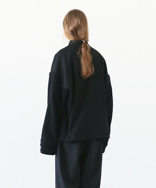 VU.ヴウ.stand collar bluson vu-a23-b18[BLACK]