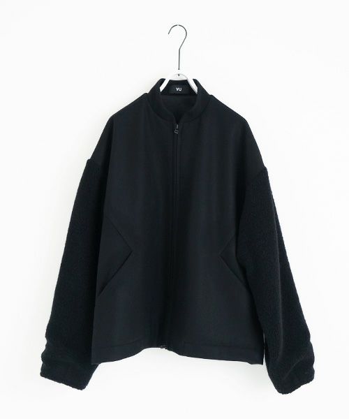 VU.ヴウ.stand collar bluson vu-a23-b18[BLACK]