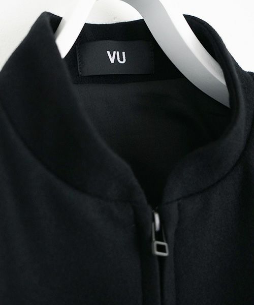 VU.ヴウ.stand collar bluson vu-a23-b18[BLACK]