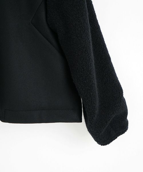 VU.ヴウ.stand collar bluson vu-a23-b18[BLACK]