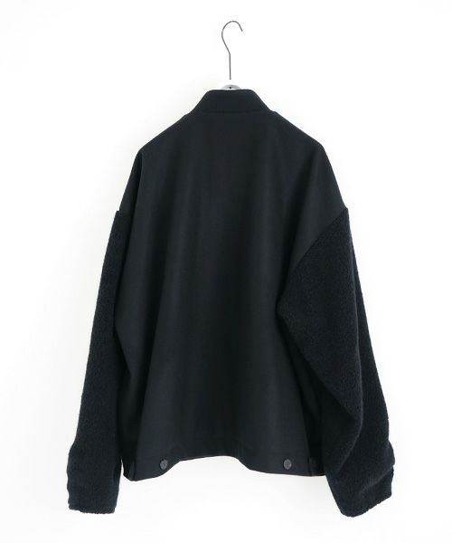VU.ヴウ.stand collar bluson vu-a23-b18[BLACK]