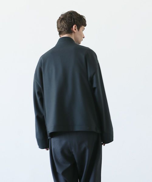 VU.ヴウ.stand collar bluson vu-a23-b18[MOSS DARK GRAY]