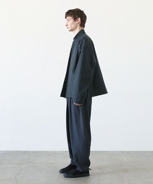 VU.ヴウ.stand collar bluson vu-a23-b18[MOSS DARK GRAY]