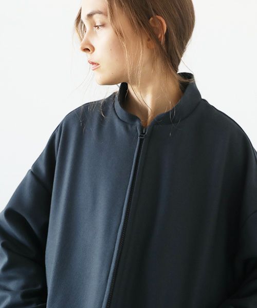 VU.ヴウ.stand collar bluson vu-a23-b18[MOSS DARK GRAY]