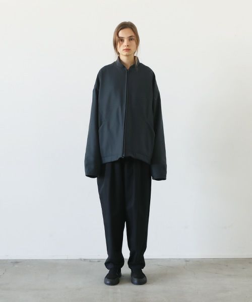 VU.ヴウ.stand collar bluson vu-a23-b18[MOSS DARK GRAY]