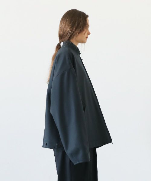 VU.ヴウ.stand collar bluson vu-a23-b18[MOSS DARK GRAY]