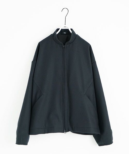 VU.ヴウ.stand collar bluson vu-a23-b18[MOSS DARK GRAY]