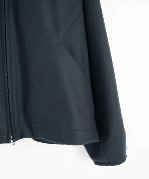 VU.ヴウ.stand collar bluson vu-a23-b18[MOSS DARK GRAY]